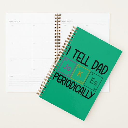 Ik vertel papa Jokes periodiek Planner (Display)