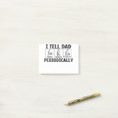 Ik vertel papa Jokes periodiek Post-it® Notes (Op bureau)