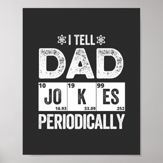 Ik vertel papa Jokes periodiek Poster (Voorkant)