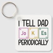 Ik vertel papa Jokes periodiek Sleutelhanger (Voorkant)