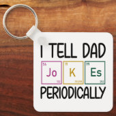 Ik vertel papa Jokes periodiek Sleutelhanger (Voorkant)