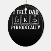Ik vertel papa Jokes periodiek vader Papa Keramisch Ornament (Links)
