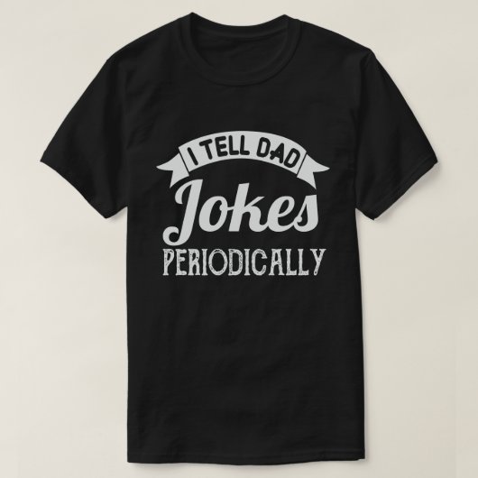 Ik vertel papa Jokes regelmatig grappige vaderdag T-shirt (Design voorkant)