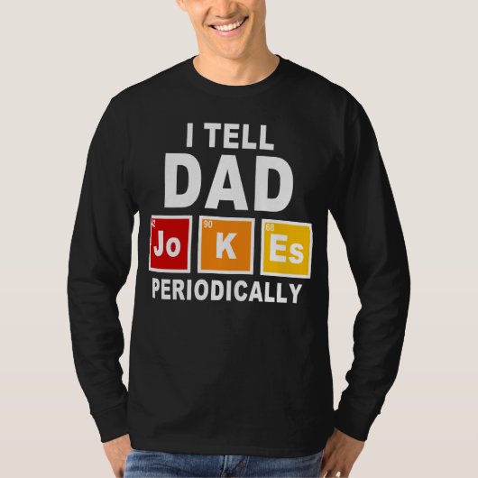 ik vertel papa jokes t-shirt (Voorkant)