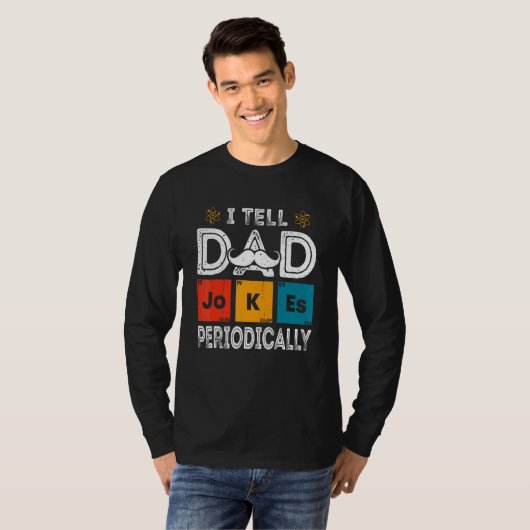 Ik vertel papa moppen periodiek 4 t-shirt (Voorkant volledig)