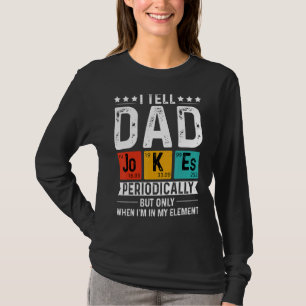 Ik vertel papa regelmatig grappen alleen in mijn e t-shirt