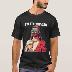 Ik vertel papa Shirt Funny Religious Christelijk J