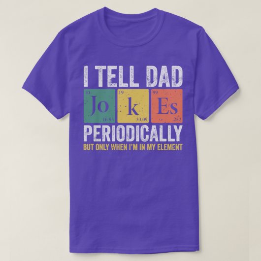 Ik vertel periodiek 1 t-shirt (Design voorkant)