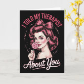 Ik vertelde mijn therapeut over jou _2 kaart (Gele Bloem)