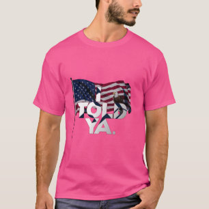 Ik vertelde Ya Presidential Patriotic Funny t-shir T-shirt