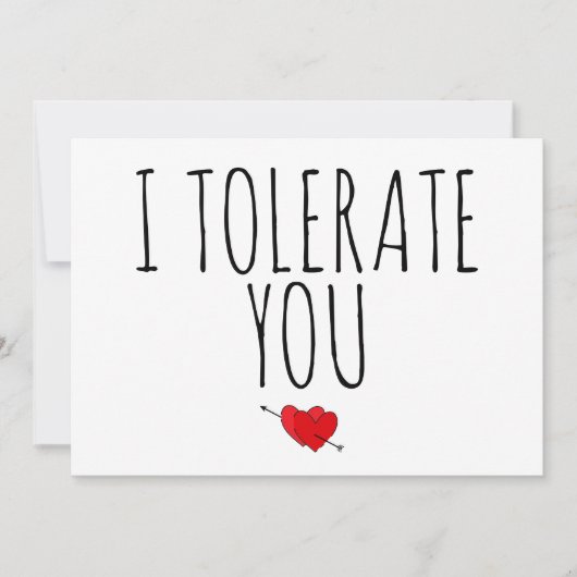 Ik vertolk je grappig Sarcastic Vday Feestdagenkaart (Voorkant)