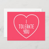 Ik vertolk je grappige citaat briefkaart (Voorkant / Achterkant)