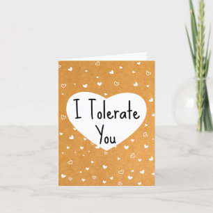 Ik vertolk je Sarcastische Funny Vday Feestdagen Kaart