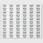 Ik vertolk niet altijd stoutmoedige mensen cadeaupapier (Vlak)