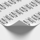 Ik vertolk niet altijd stoutmoedige mensen cadeaupapier (Hoek)