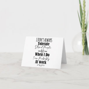 Ik vertolk niet altijd stoutmoedige mensen kaart