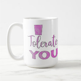 Ik vertolk u - Valentijnsdag Humor Koffiemok