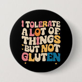 Ik vertolk veel dingen, maar niet luten ronde button 7,6 cm (Voorkant)