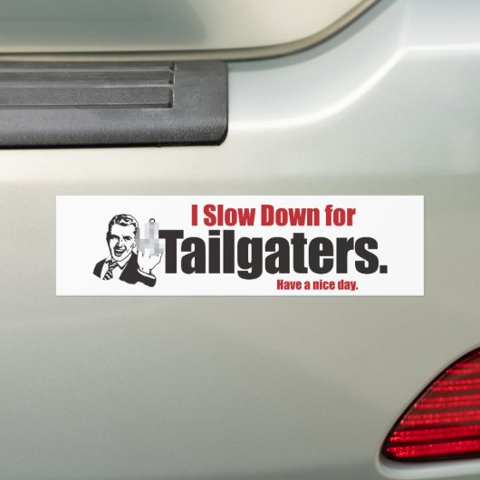 Ik vertrag voor kleermakers bumpersticker (Op auto)