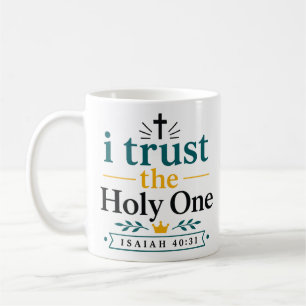 Ik Vertrouw De Heilige Christelijke Inspirerende Q Koffiemok