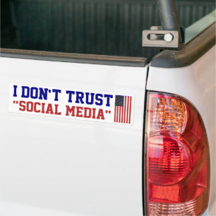 Ik vertrouw geen Sticker voor sociale media