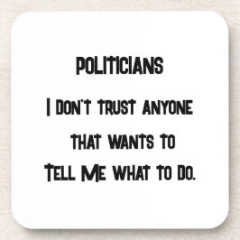 Ik vertrouw het niet bier onderzetter