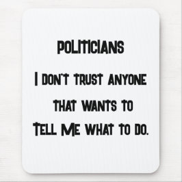 Ik vertrouw het niet muismat