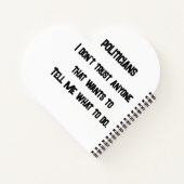 Ik vertrouw het niet notitieboek (Achterkant)