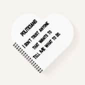 Ik vertrouw het niet notitieboek (Voorkant)