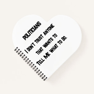 Ik vertrouw het niet notitieboek