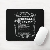 Ik vertrouw meer dan Donald Trump Anti Potus Vote Muismat (Met muis)