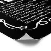 Ik vertrouw meer dan Donald Trump Anti Potus Vote  Poster (Hoek)