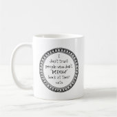 Ik vertrouw mensen niet. . . koffiemok (Links)