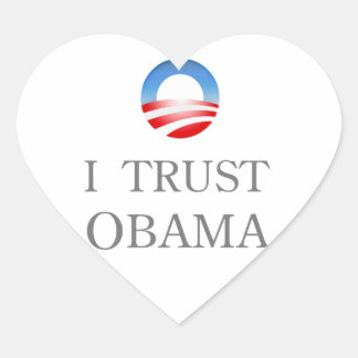 Ik vertrouw Obama Sticker