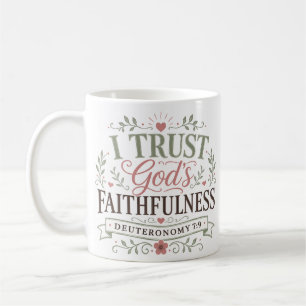 Ik Vertrouw Op Gods Trouw Christelijke Spreuk Koffiemok