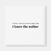 ik vertrouw op het volgende hoofdstuk omdat ik de  magneet (Voorkant)