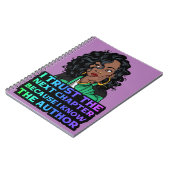 Ik vertrouw op het volgende hoofdstuk omdat ik de  notitieboek (Linkerzijde)