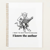 Ik vertrouw op het volgende hoofdstuk omdat ik de  planner (Voorkant)