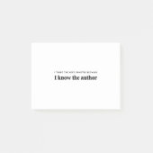 Ik vertrouw op het volgende hoofdstuk omdat ik de  post-it® notes (Voorkant)