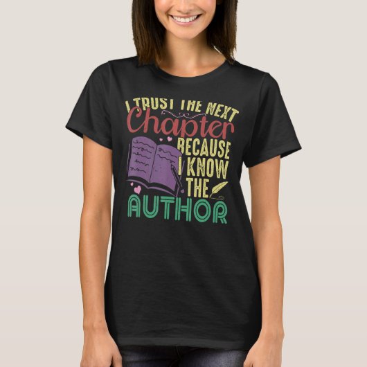 Ik vertrouw op het volgende hoofdstuk omdat ik de t-shirt (Voorkant)