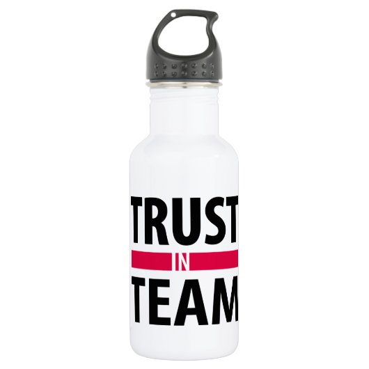 Ik vertrouw op team waterfles  (Voorkant)