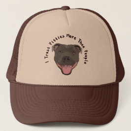 Ik vertrouw Pitties - Trucker Hat Trucker Pet