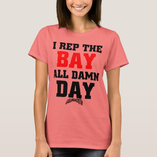 Ik vervang de Ringer van de Bay T-shirt (Voorkant)