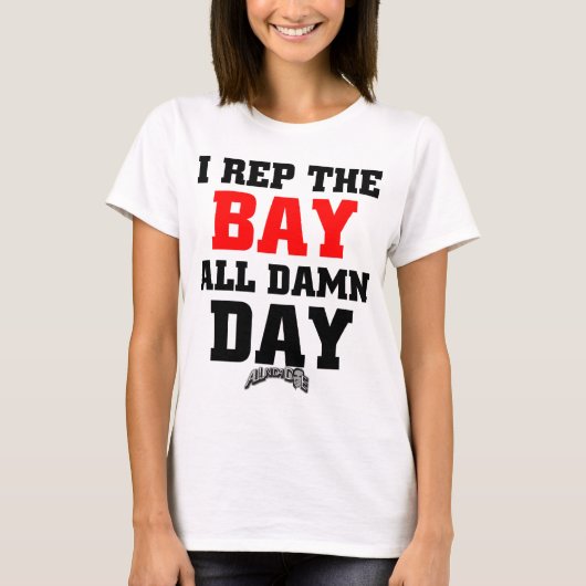 Ik vervang de Ringer van de Bay T-shirt (Voorkant)