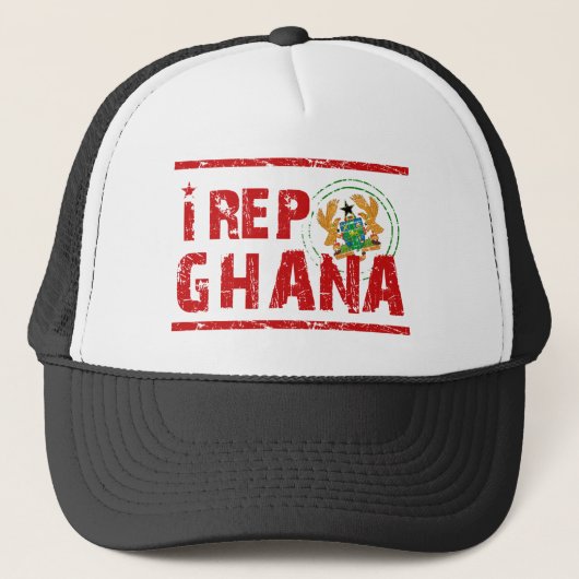 Ik vervang Ghana Trucker Pet (Voorkant)