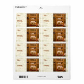Ik verveel me. etiket (Full Sheet)