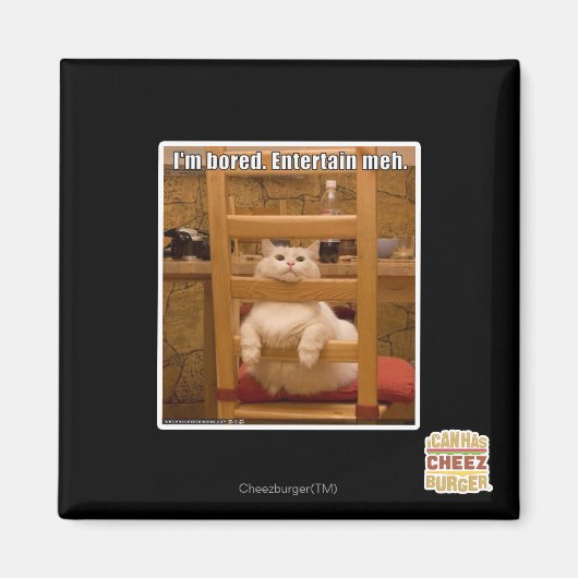 Ik verveel me. magneet (Voorkant)