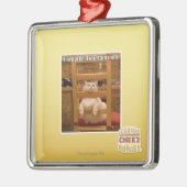 Ik verveel me. metalen ornament (Links)