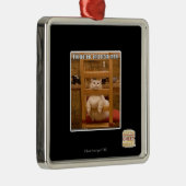 Ik verveel me. metalen ornament (Rechts)