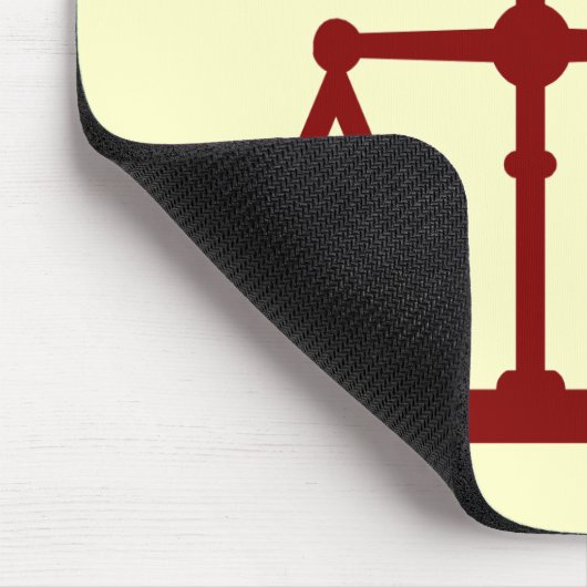 Ik vervolgt advocaat Mousepad Muismat (Hoek)